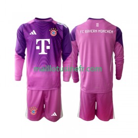Maillot de Foot Bayern Munich Quatrième Gardien 2025-26 Manches Longues - Enfant